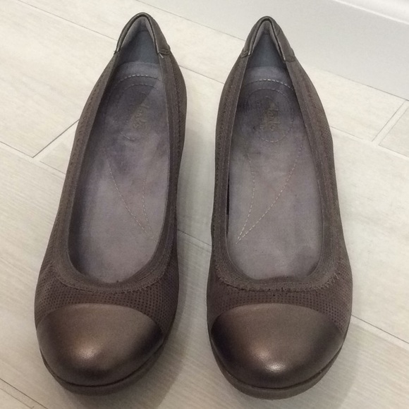 clarks wedge cap toe - Picture 2 of 7